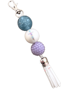 Floral Cross Keychain/Beaded/Charm/zipper/bag/purse/phone/cup/planner/Jesus/chunky beads/floral/mom/grandma/friend/mothers day/gift
