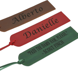 PERSONALIZED LEATHER BOOKMARK, Custom Quote Bookmark, Handmade Bookmark, Bookworm Gift, Anniversary Gift, Birthday Gift, Book Lover