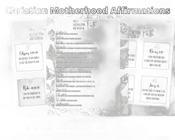 Christian Motherhood Affirmation|Gift for New Mom Christian|Christian Gift Box| Christian Mother's Day Gift| Affirmation Cards Printable