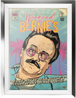 Bernies 80s Comedy Movie Inspired Limited Edition Print. Cult Classic Movies.