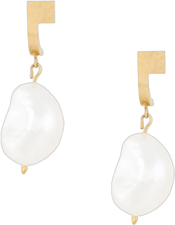 pearl drop earrings
