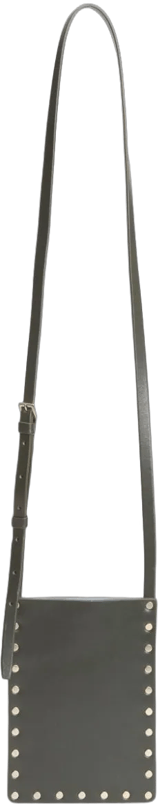 stud-embellished crossbody bag