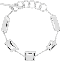 Malaya logo-charm ankle bracelet
