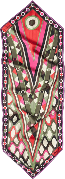 Vivara-print silk twill scarf 