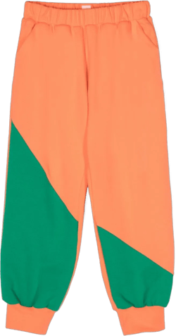Emma Mixed stretch organic-cotton trousers