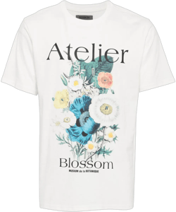 floral print cotton t-shirt 