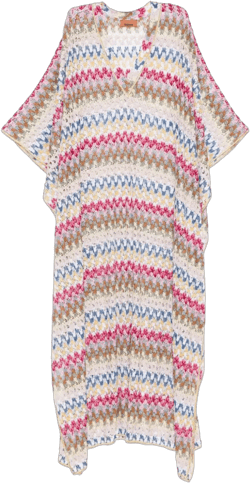 lamé crochet beach cover-up