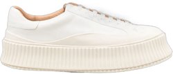 leather flatform sneakers