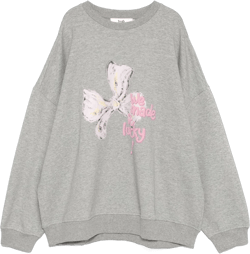 graphic-print sweatshirt