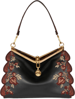medium embroidered Vela shoulder bag