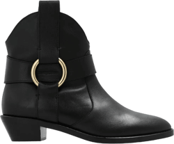 45mm ankle leather boots