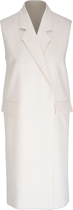 long sleeveless blazer