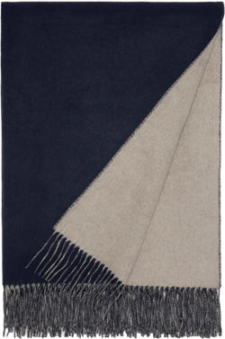 fringed silk throw