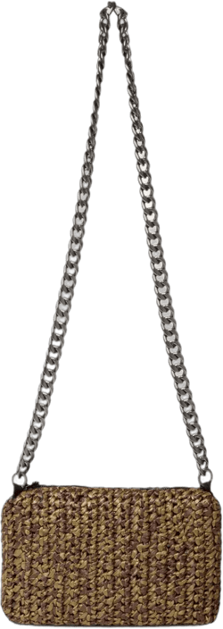 Thea raffia crossbody bag