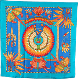 20th Century Brazil Silk Scarf scarves