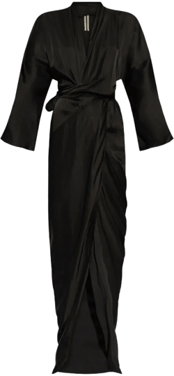 wrap gown 