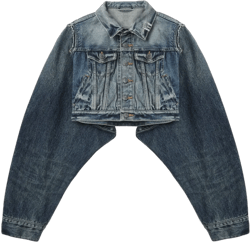 cropped denim jacket