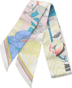2010s Twilly Precious Paradise scarf