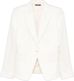 pinstriped blazer   
