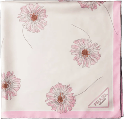 printed silk scarf
