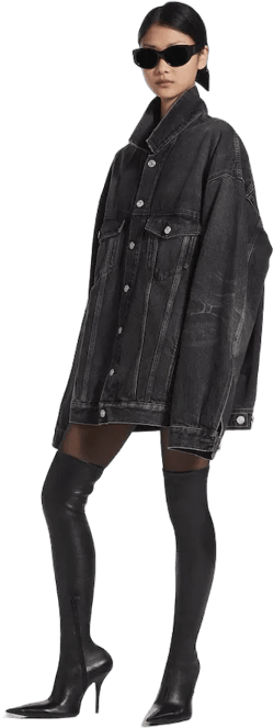Oversized Jacket in Black