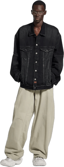 Men's Oversized Jacket in Midnight Blue