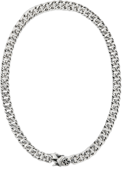 Good Art Hlywd Men's Model 10 3A 21-Inch Sterling Silver Necklace