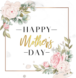 Mobiusea Creation Stickers for Mothers Day | 90-Pack for Sticker for Mom's Gifts and Mom's Card | 1.4 inch | Gold Foil | Happy Mother's Day Stickers | Pink Floral Rose Happy Mother's Day Labels