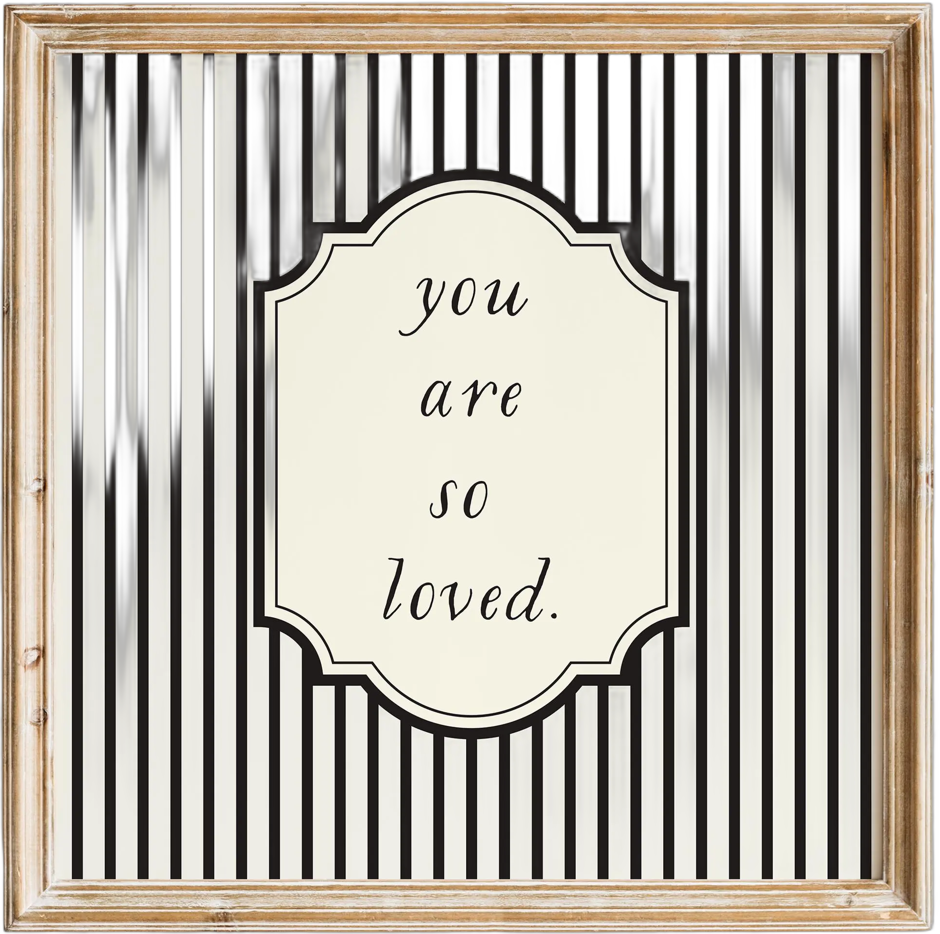 You Are So Loved Black and White Square Print, INSTANT Digital Downloadable Wall Art, Trendy Decor, illustration, Minimalist