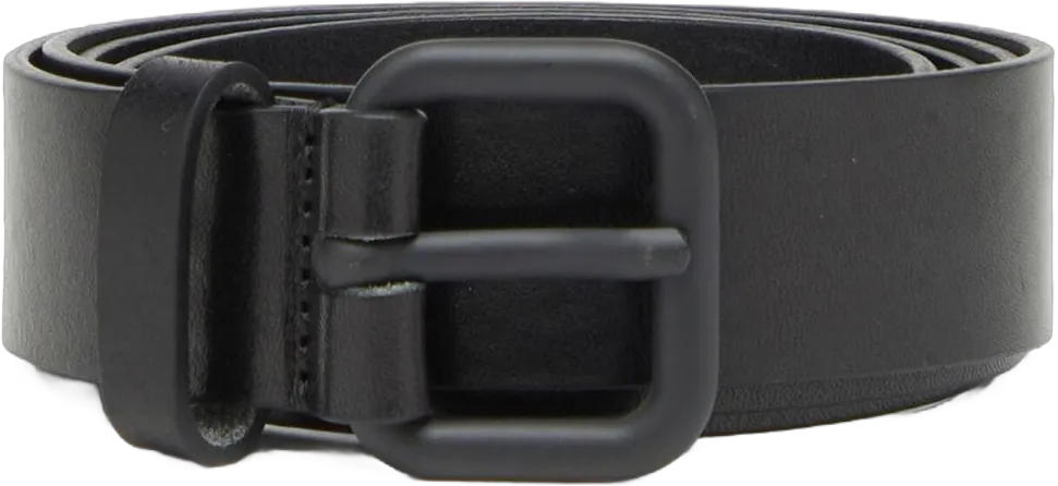 B-Inlay leather belt