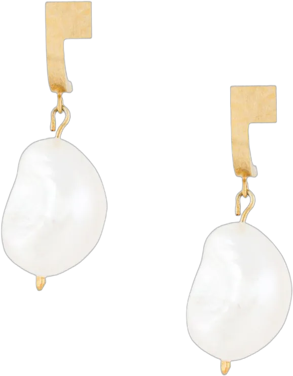 pearl drop earrings