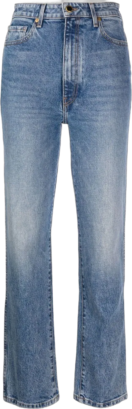 Abigail high-waisted straight-leg jeans