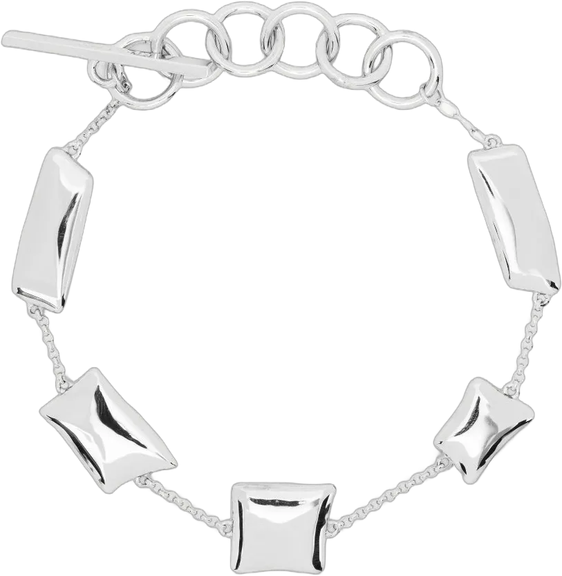 Malaya logo-charm ankle bracelet