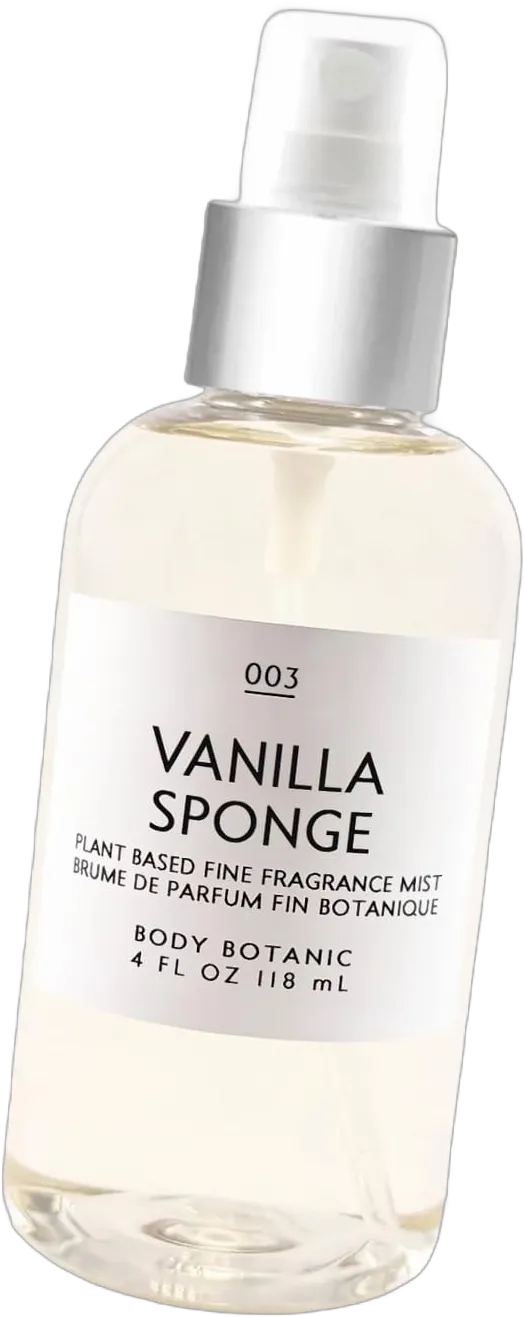 Vanilla Sponge Perfume Mist 4 Fl Oz 118 mL ~ the Decadent Scent of Freshly Baked Vanilla Sponge Cake with Buttercream Icing and Whipped Cream - with Plant Extracts