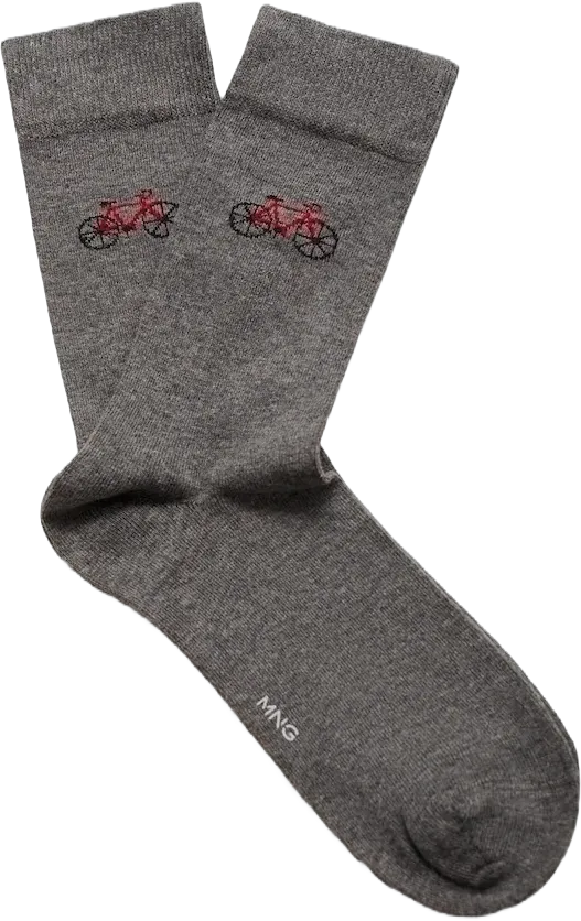 Cotton cycling socks