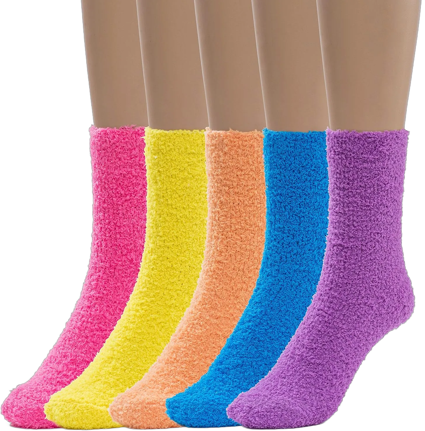 Silky Toes Soft Fuzzy Socks for Women, Warm Fluffy Christmas Gift Socks in Matching Pouch for Sleeping Slipper House Socks