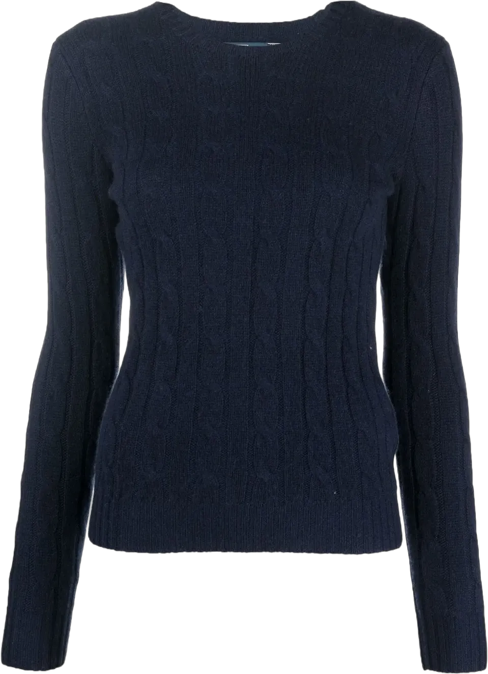 cable-knit cashmere jumper