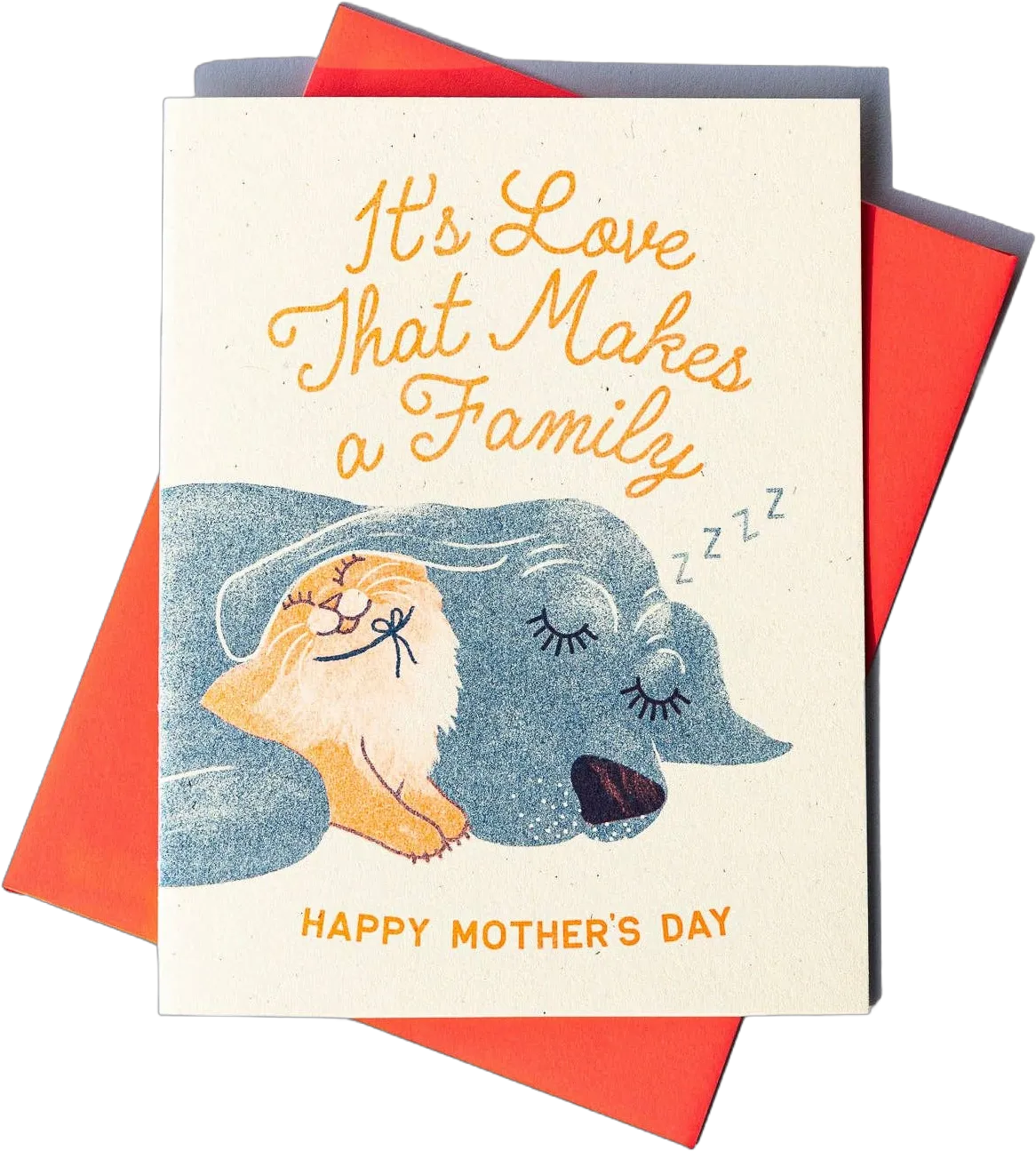 It's Love That Makes a Family Mothers Day Card