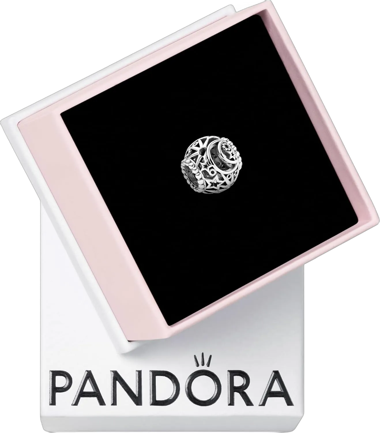 Pandora Openwork Sun, Stars & Moon Charm, No Gift Box
