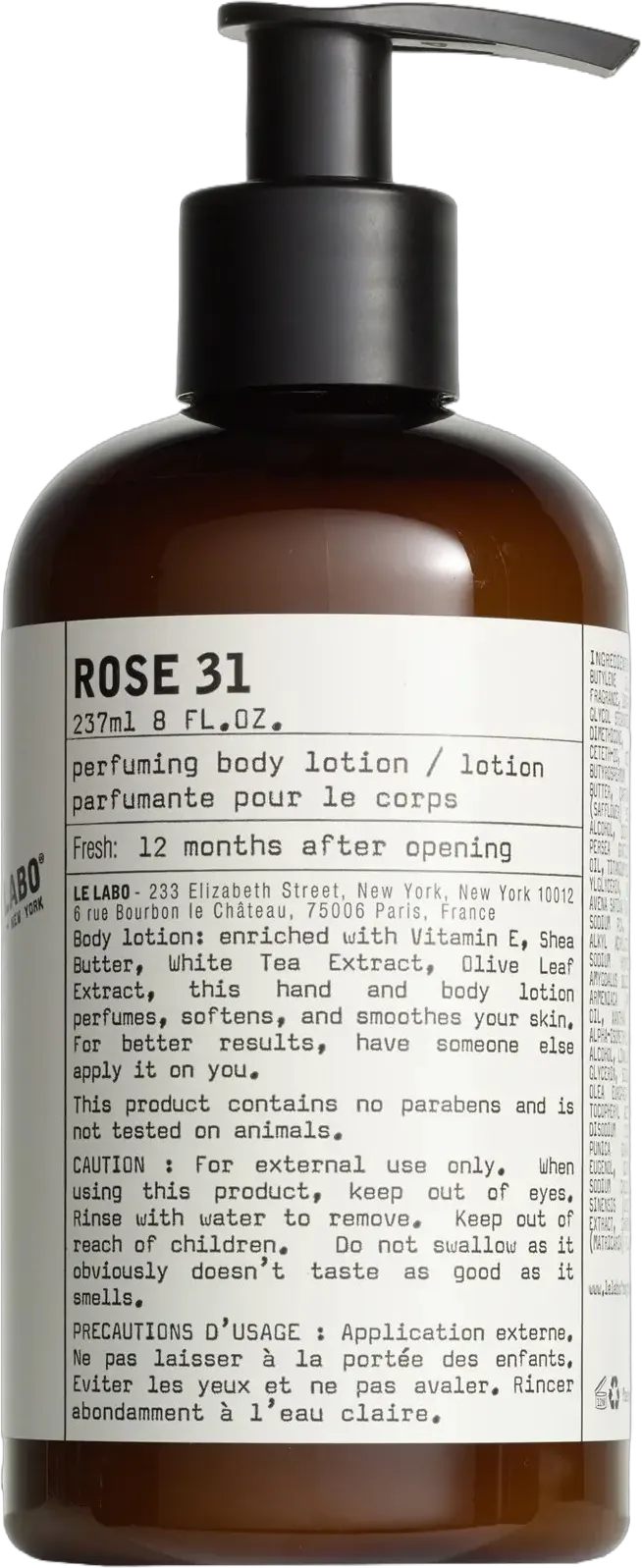 Le Labo Rose 31 Body Lotion