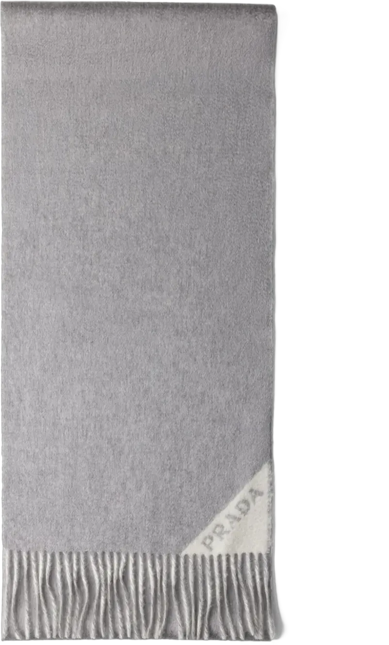 double-face cashmere scarf
