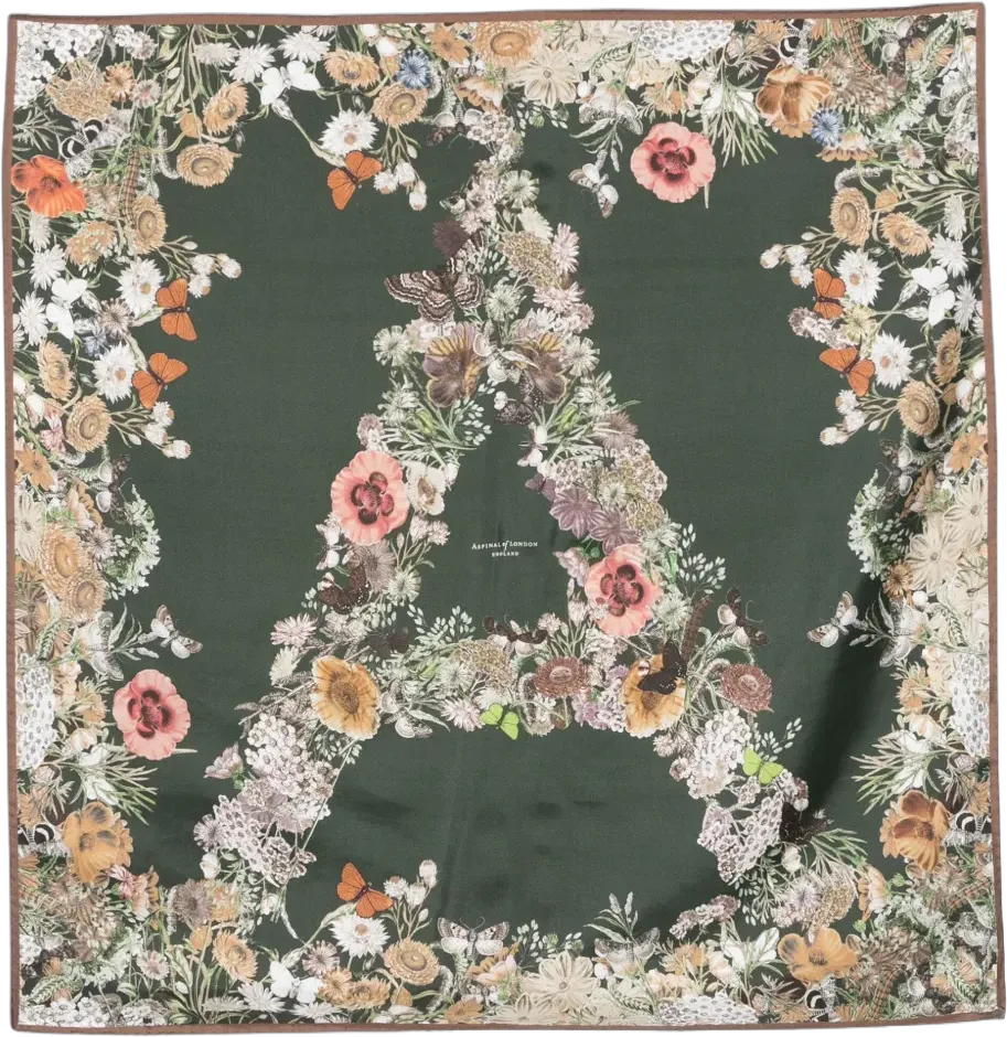 Ombre 'A' Floral scarf